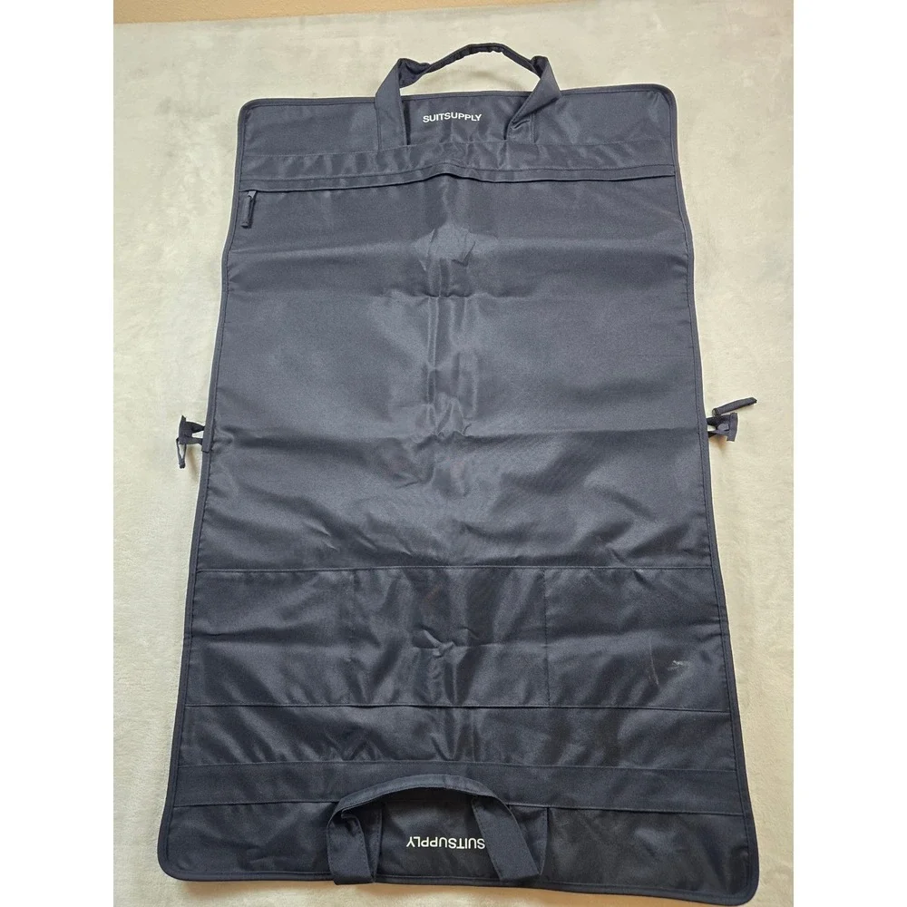Suitsupply Garment Travel‎ Bag Mens Navy Blue Tri Fold Carrier Blazer Suit